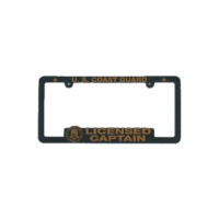Captains License Plate Frame