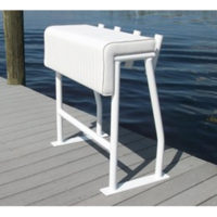 Leaning Post With Rod Holders